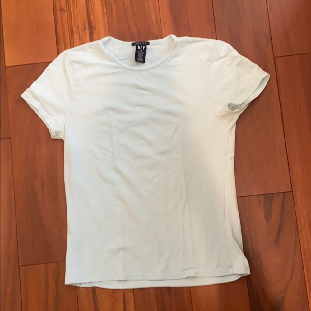 Light Teal Stretchy Tee Gap